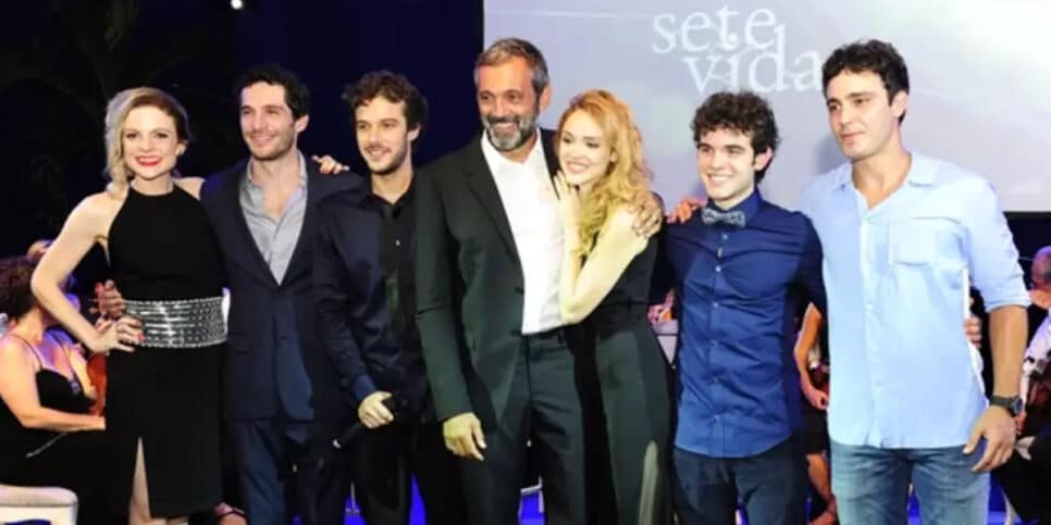 Elenco da novela Sete Vidas (Foto: Reprodução - Globo)