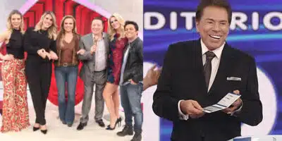 Silvio Santos e Christina Rocha (Foto: Reprodução - SBT)