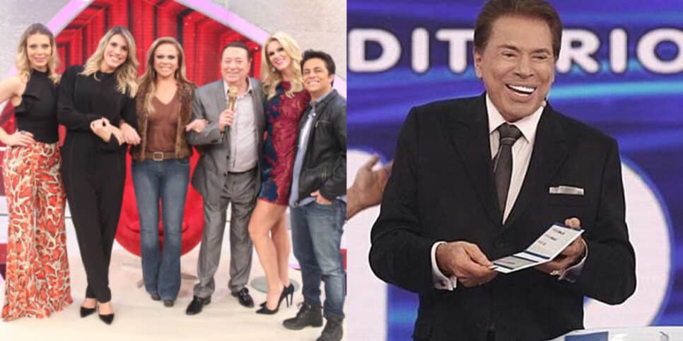 Silvio Santos e Christina Rocha (Foto: Reprodução - SBT)