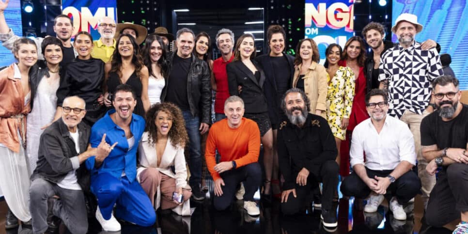 Elenco da Novela Travessia e Pantanal (Foto: Reprodução - Globo)