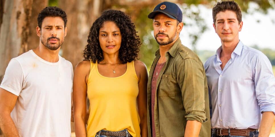 Elenco de Terra e Paixão (Foto: Reprodução - Globo)
