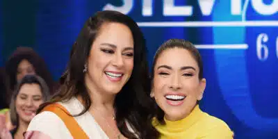 Silvia Abravanel e Patricia Abravanel (Foto: Reprodução - SBT)