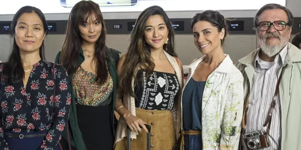 Elenco da novela Sol Nascente (Foto: Reprodução - Globo)