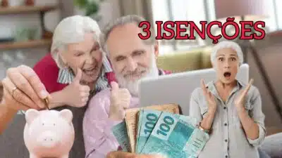 3 isenções de dívidas aos idosos brasileiros (Foto: Reprodução/ Internet/ Freepik/ Montagem)