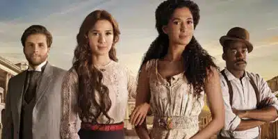 Elenco de lado a lado (Foto: Reprodução - Globo)