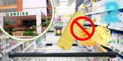 Fachada da Anvisa, macarrão e óleo foram barrados dos supermercados (Foto: Reprodução / Canva)