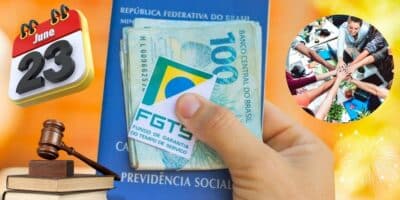 Lei, FGTS, carteira de trabalho e trabalhadores (Foto: Reprodução / Canva / Montagem Fatos da TV)